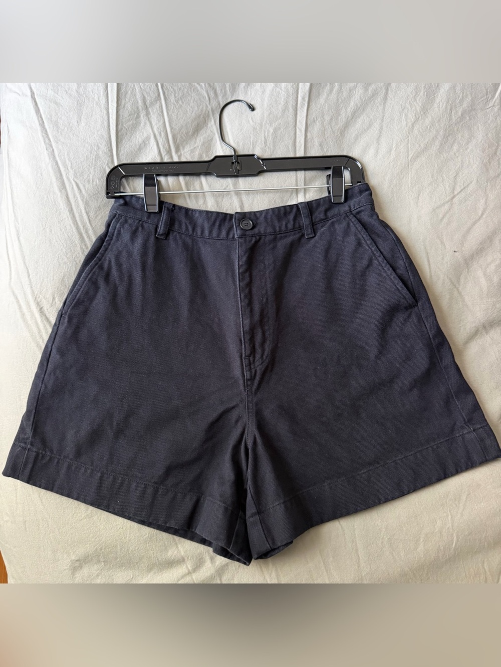 Filippa K 2026 “Baggy Cotton Short” High-Waist Cotton Shorts